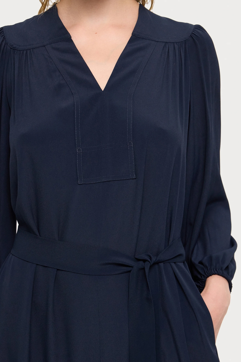 Dames jurk blauw