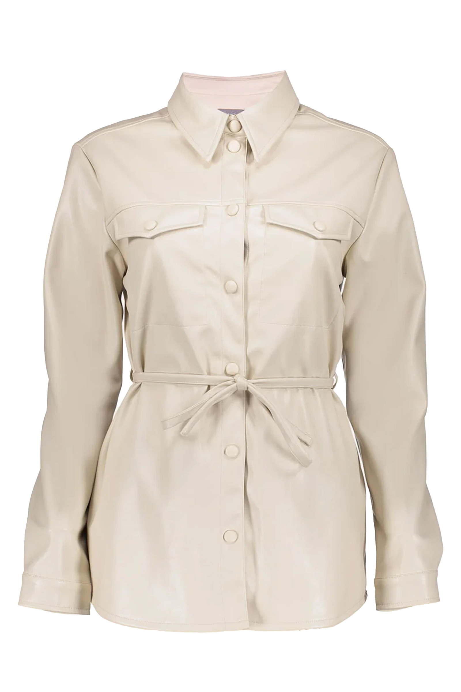 Dames blouse lange mouw ecru