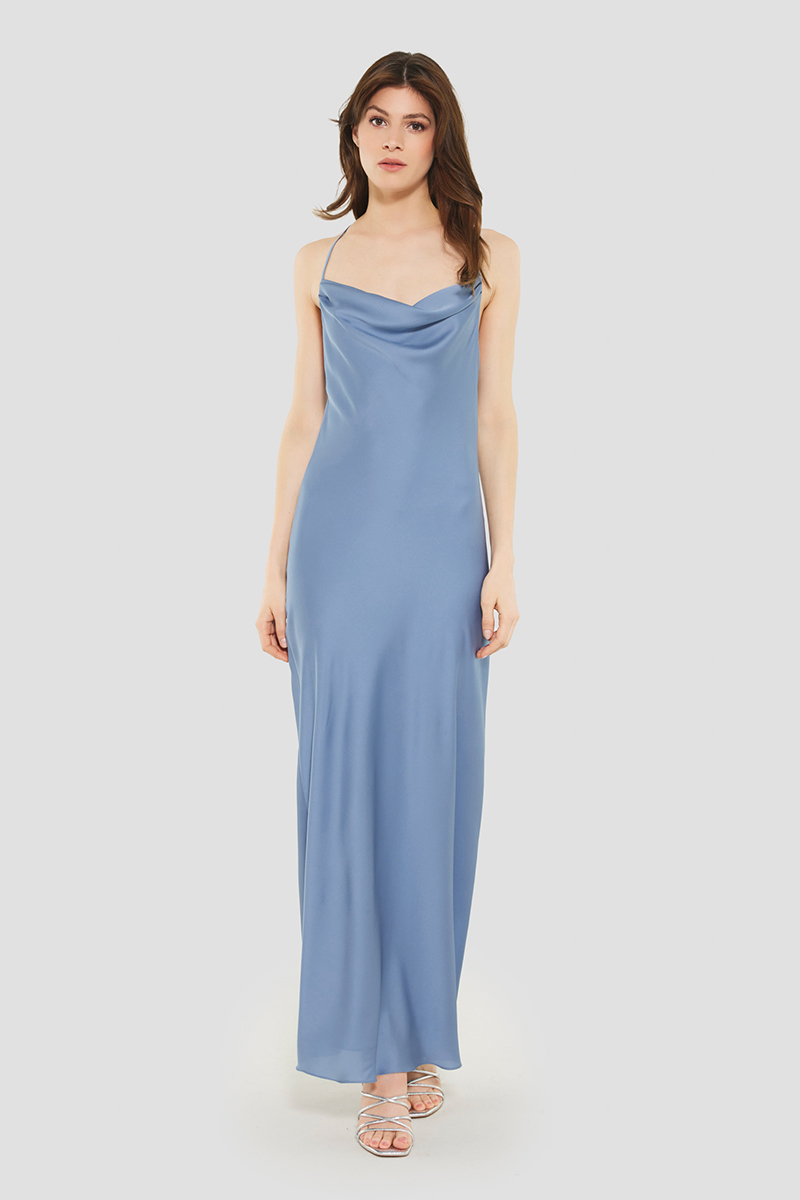 Swing Evening Dress Blauw-1 2