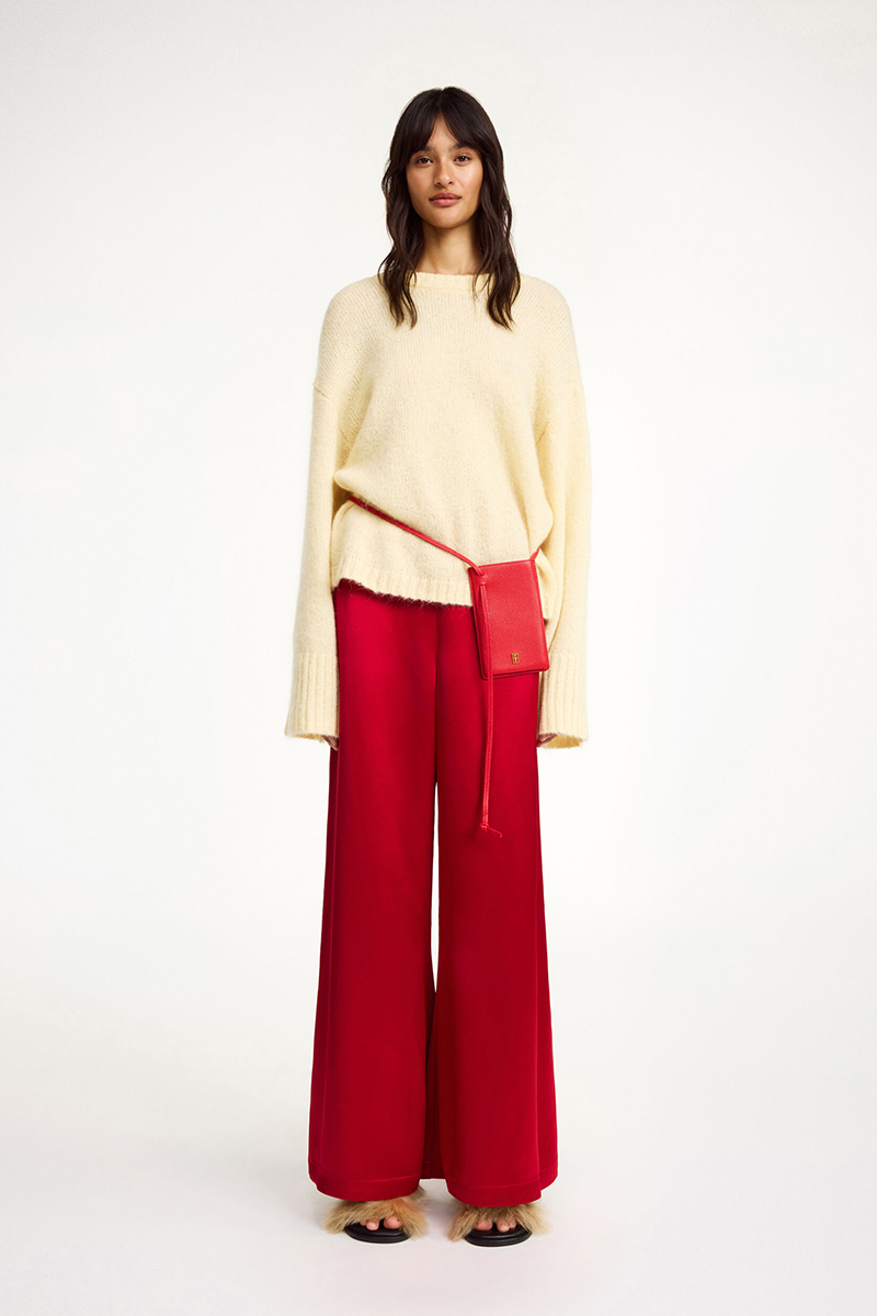 Dames broek rood