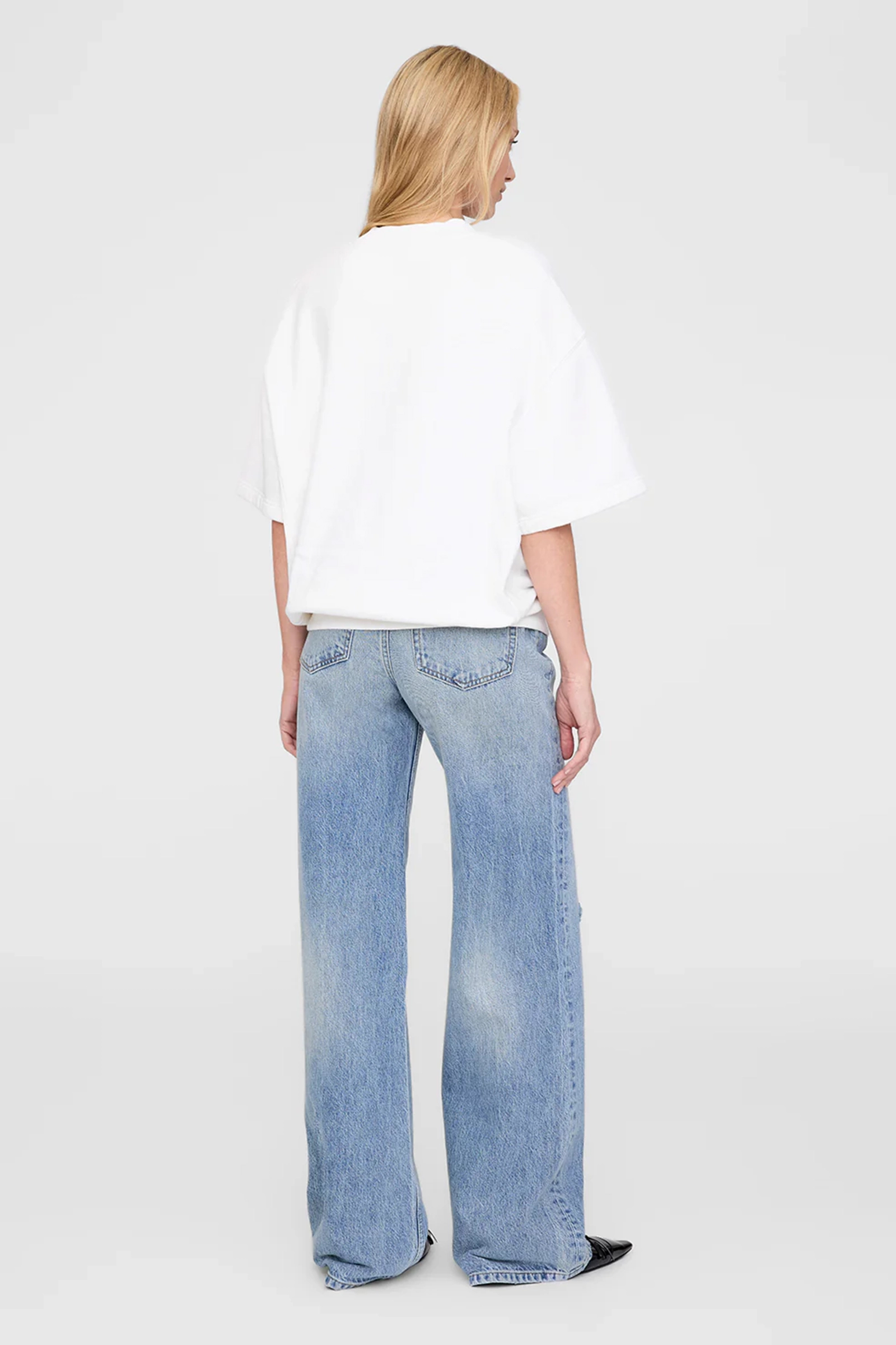 Anine Bing Jay sweatshirt Ecru-1 4