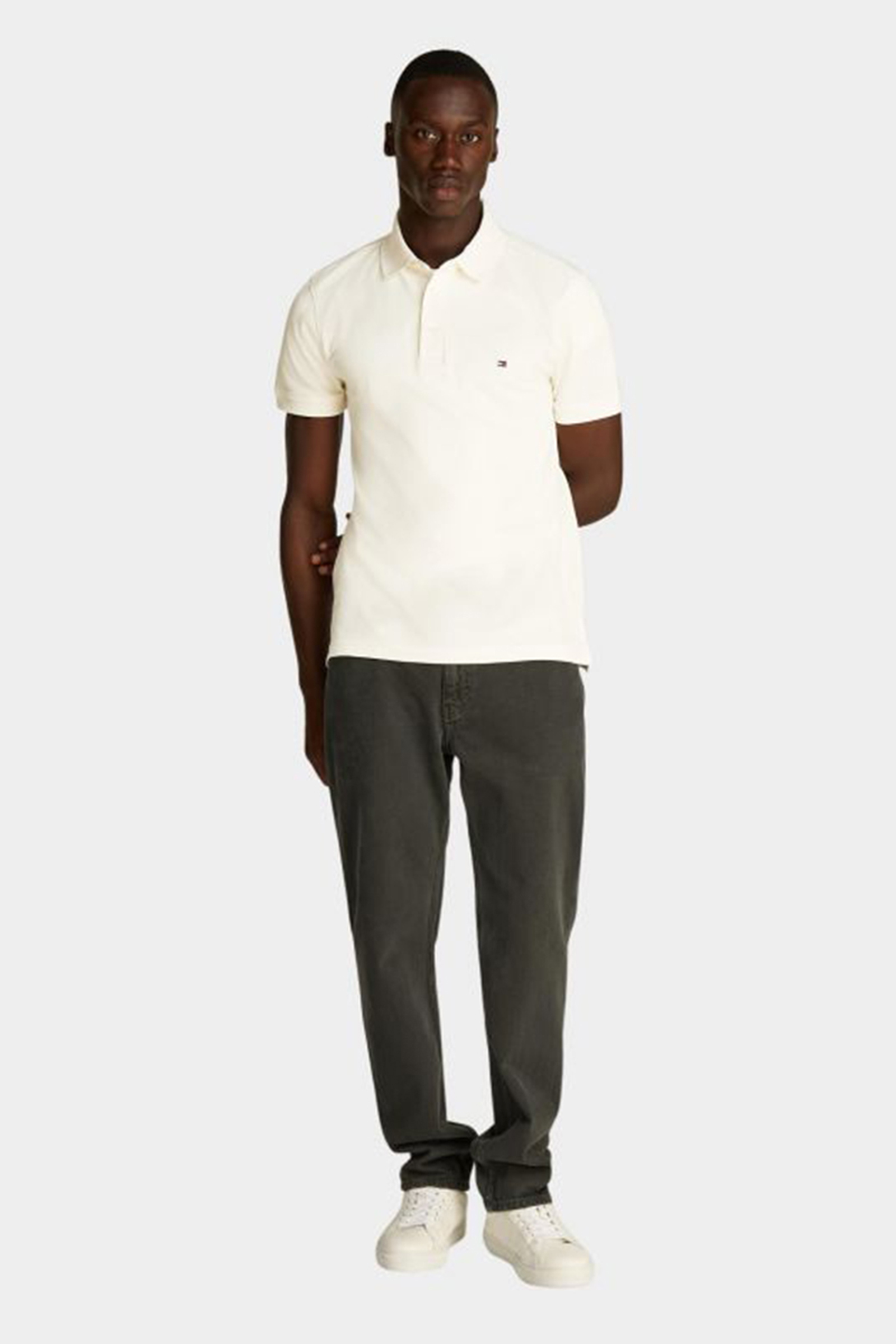 Tommy Hilfiger 1985 SLIM POLO Light Beige 2