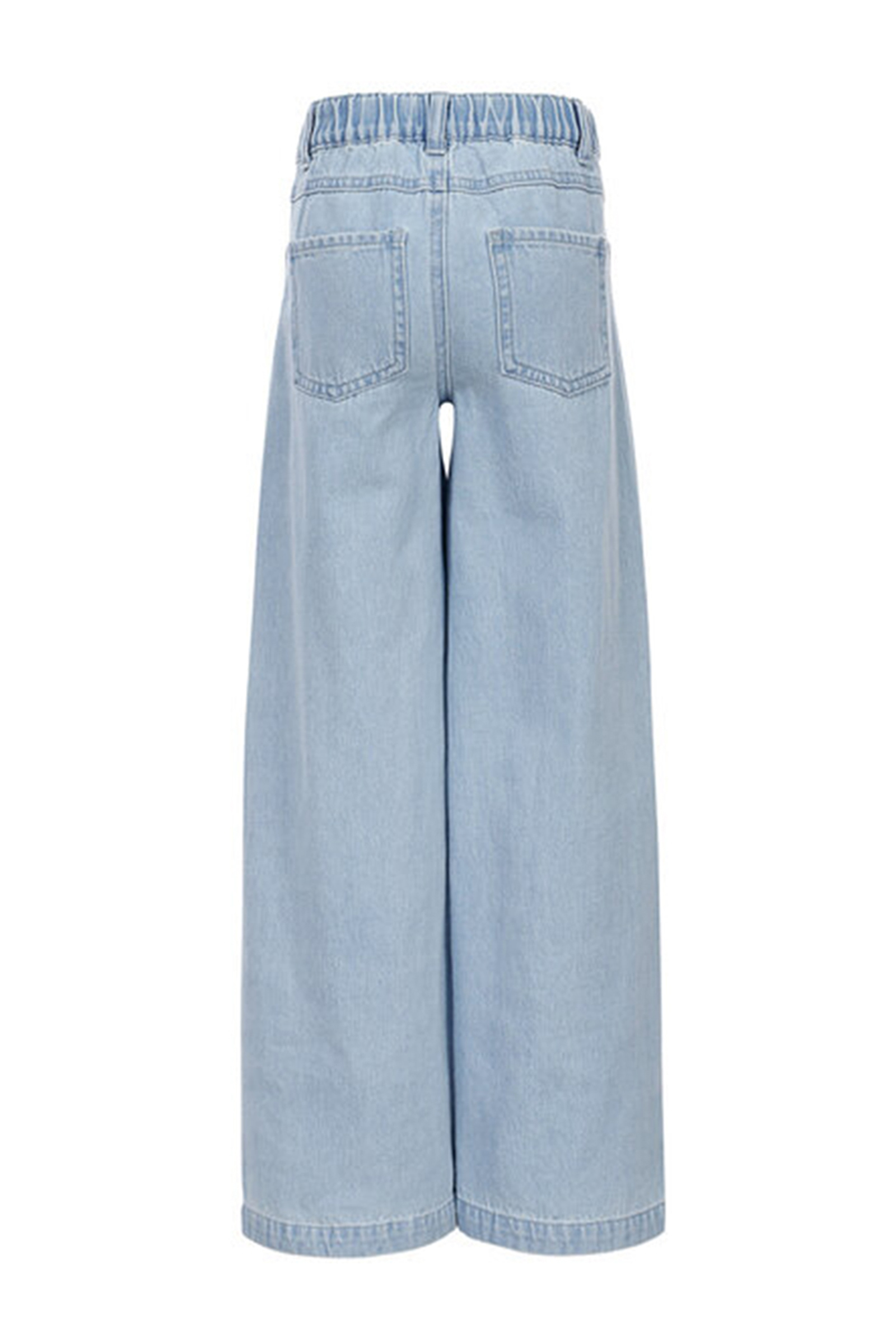 LOOXS LITTLE Little denim wideleg pants Blauw-1 2