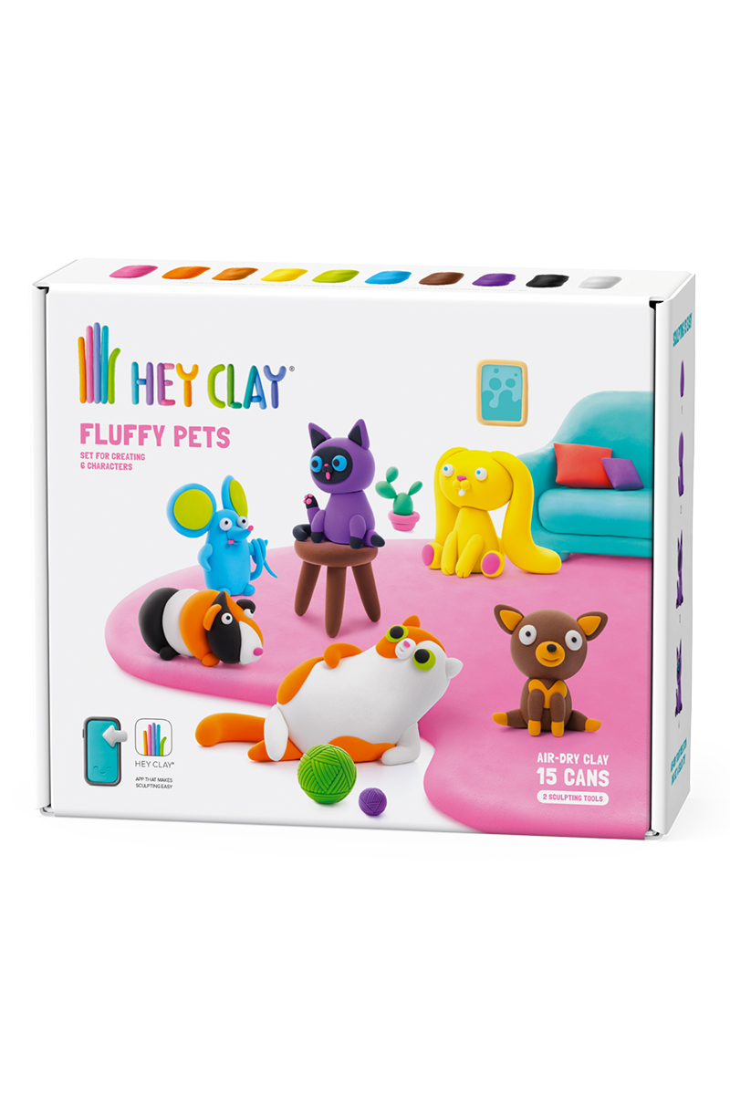 Hey Clay Fluffy pets Diversen-1 1
