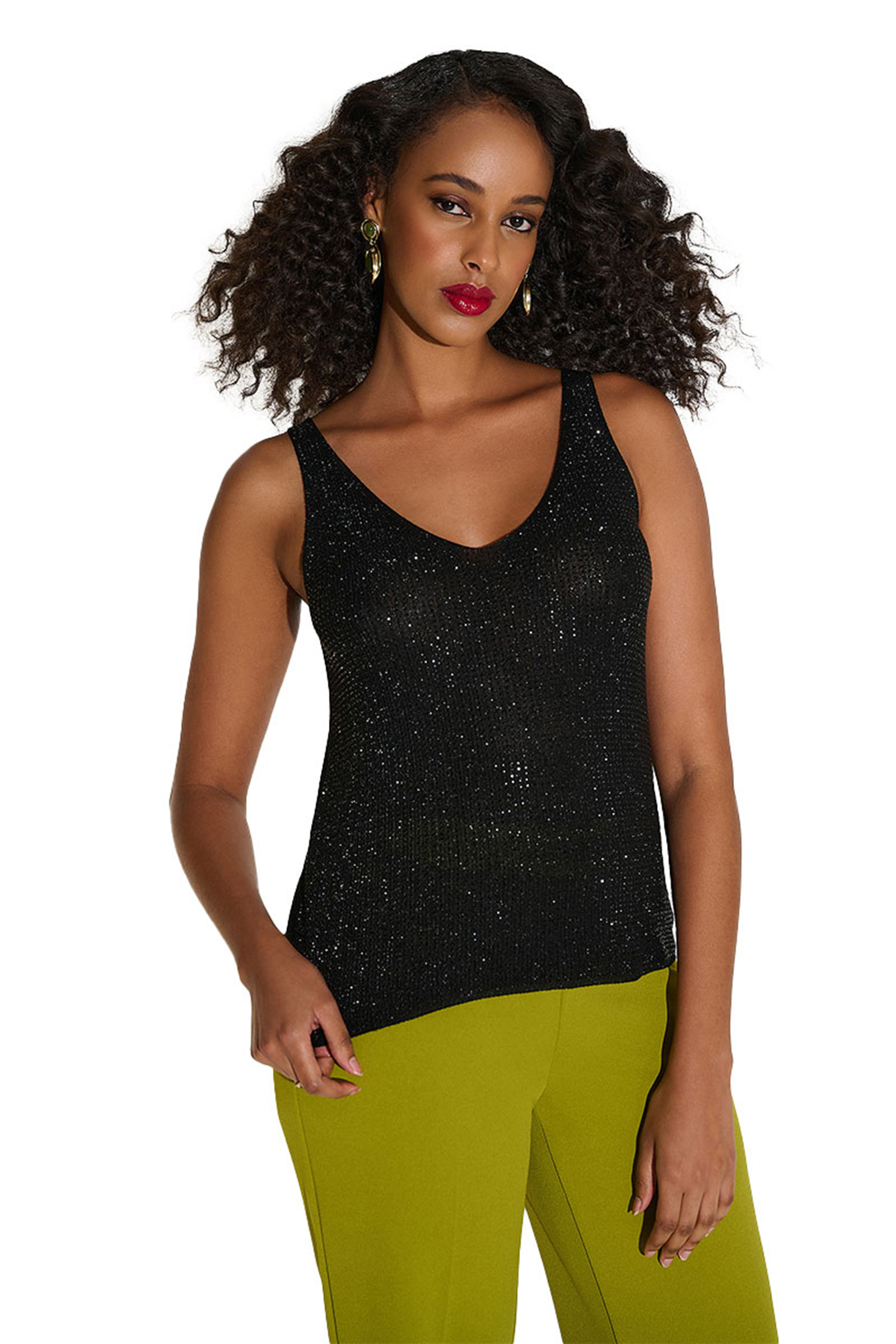 Dames top zwart