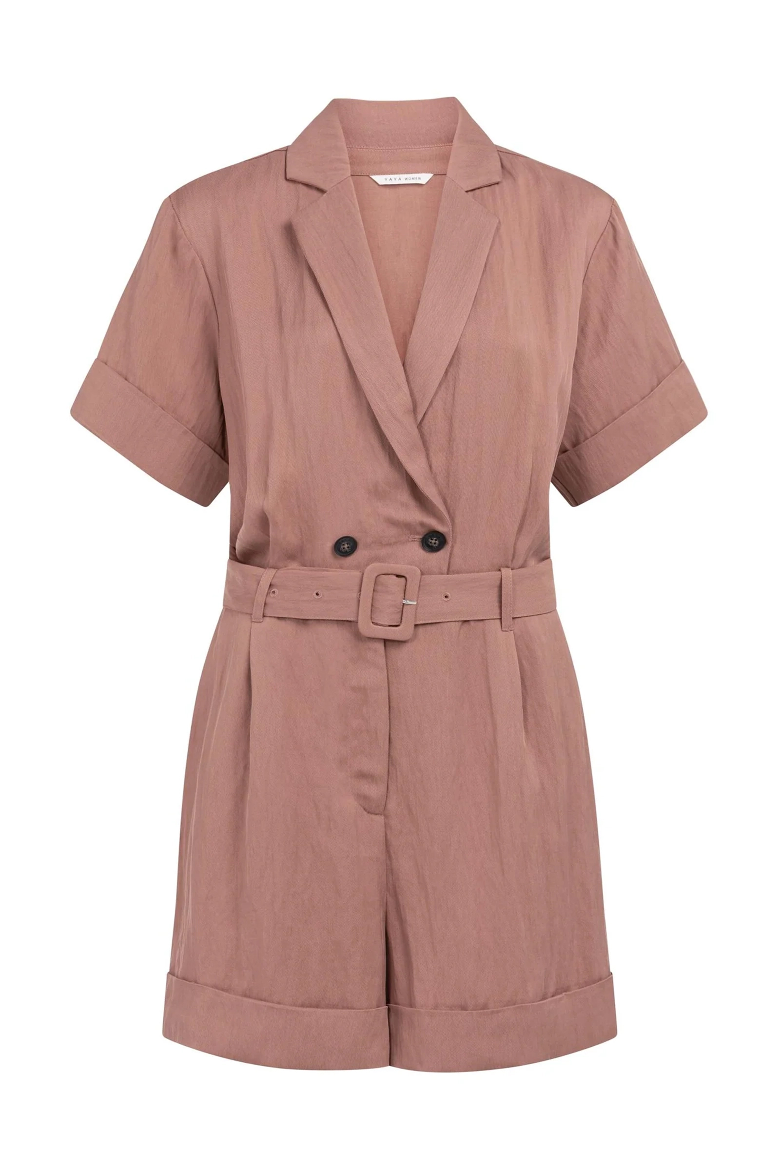 Dames jumpsuit/tuinbroek rose