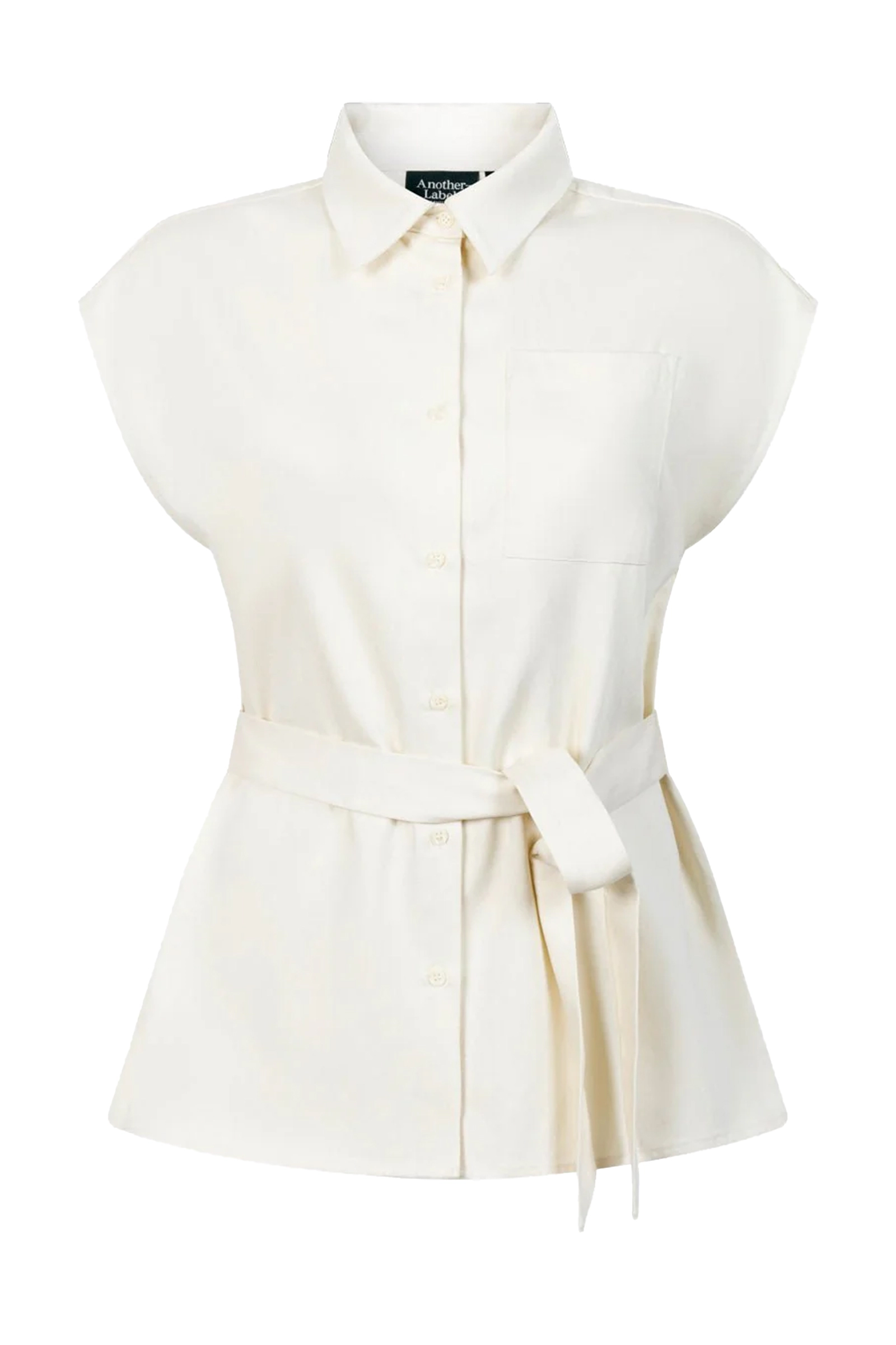 Another Label Liliam shirt Ecru-1 1