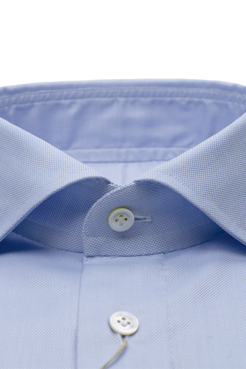 Heren overhemd lm dressual blauw