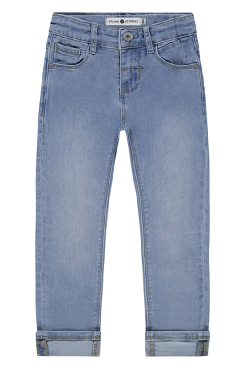 Stains and Stories Boys denim pants Blauw-1 1