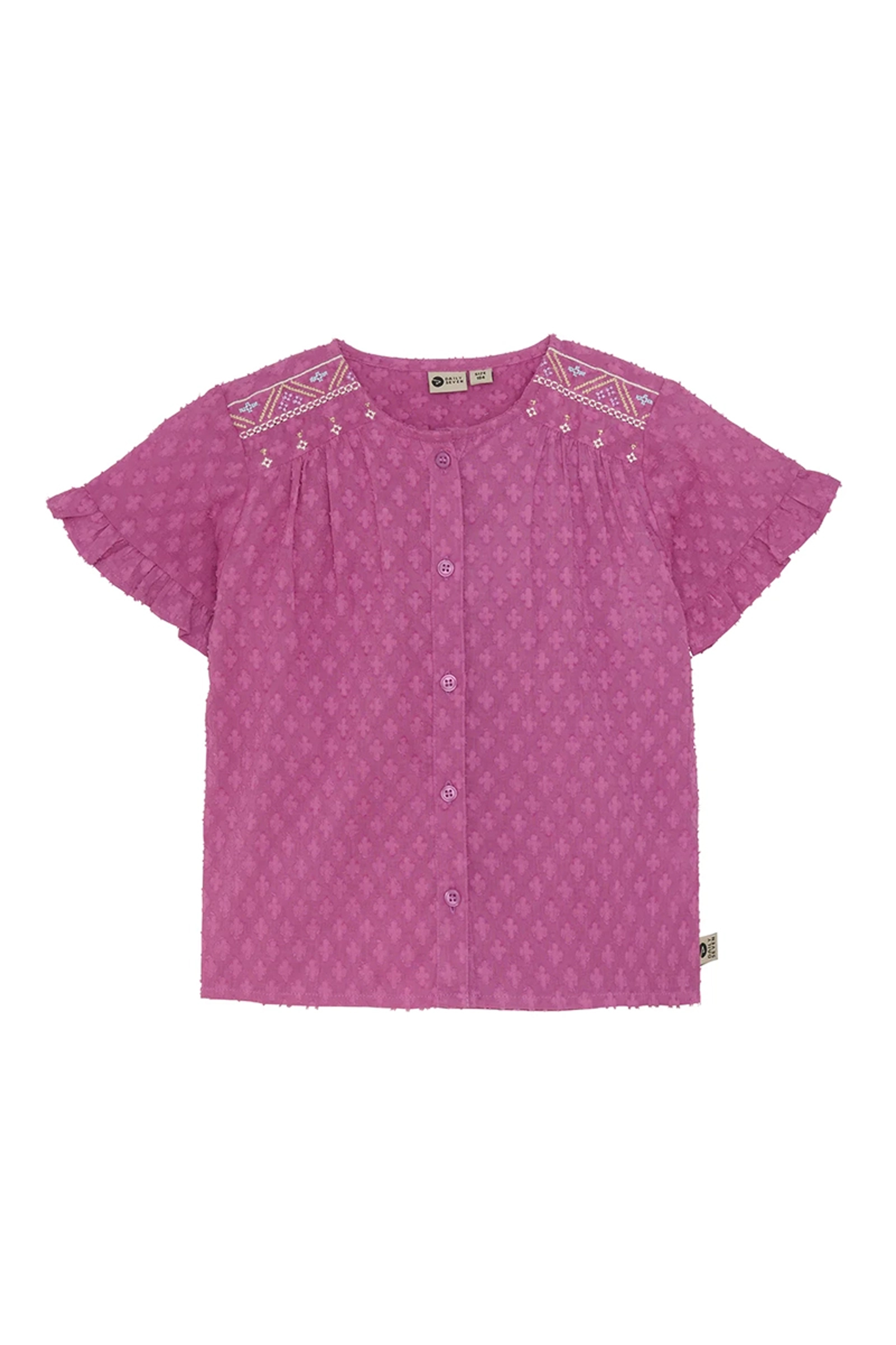 Daily7 Shirt embroidery Paars-1 1