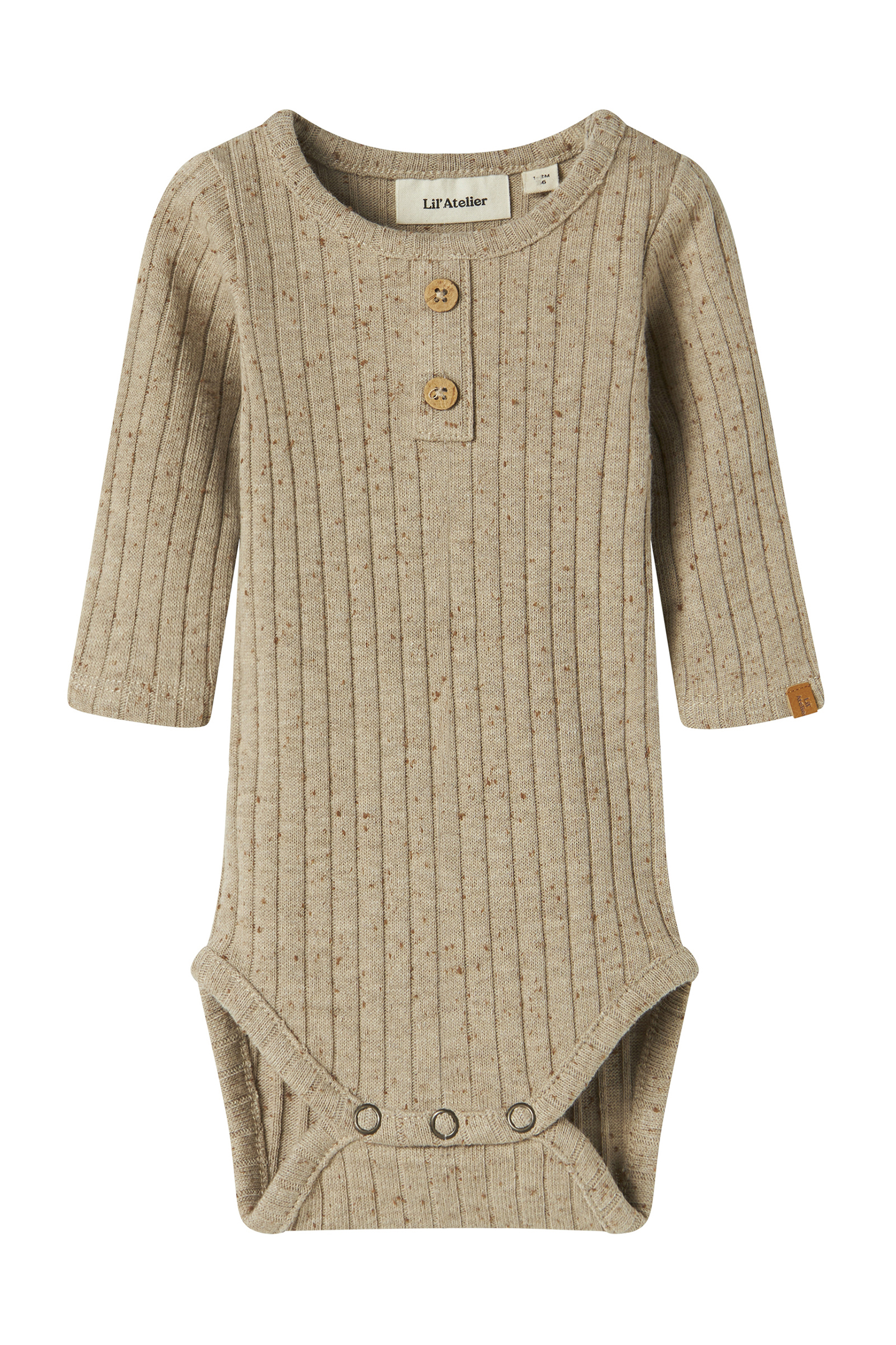 Baby romper lange mouw ecru