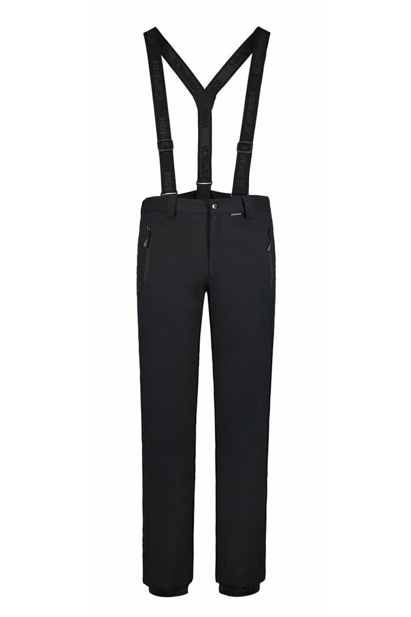 Wintersport heren skibroek zwart