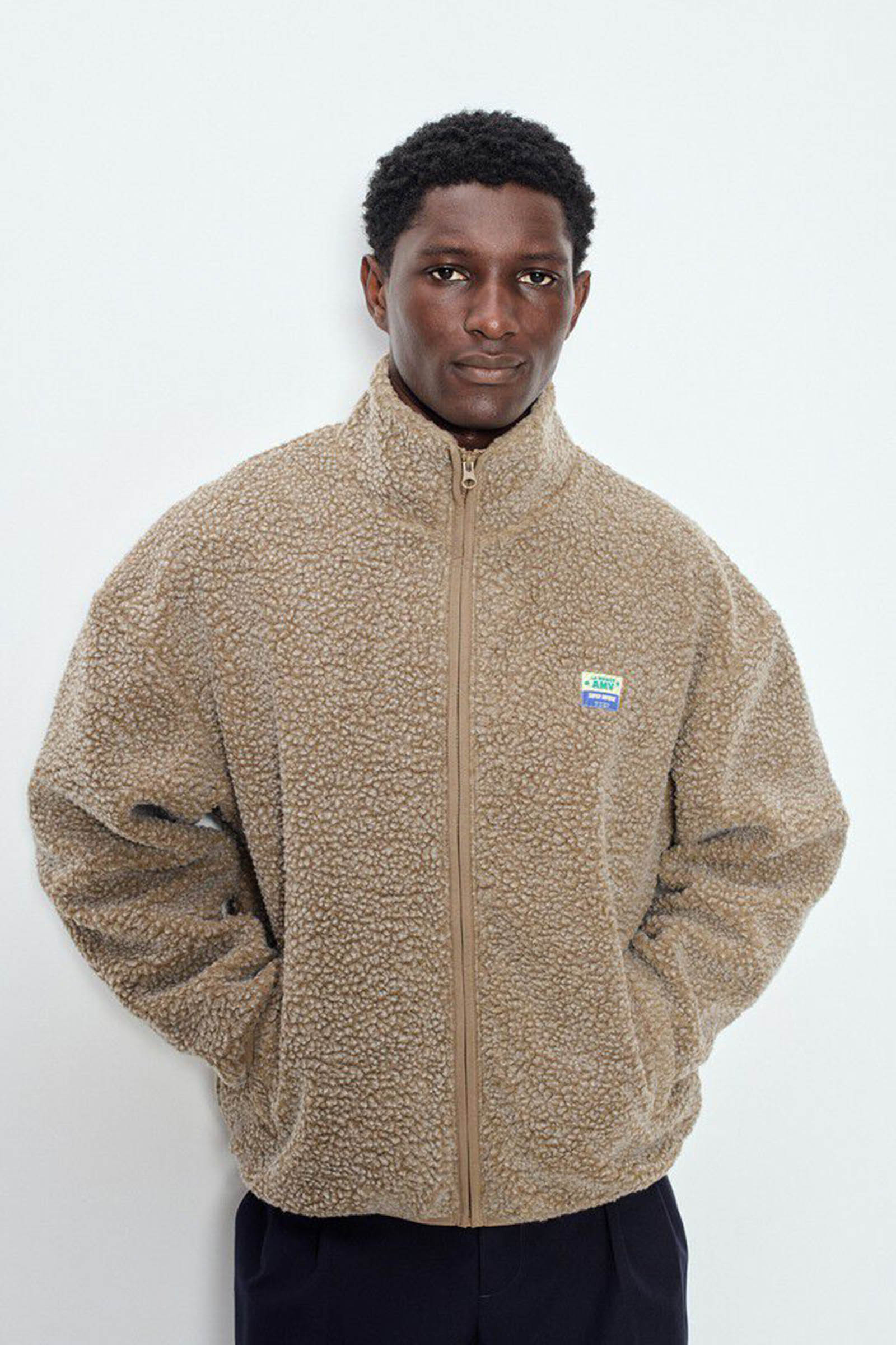 Heren vest bruin