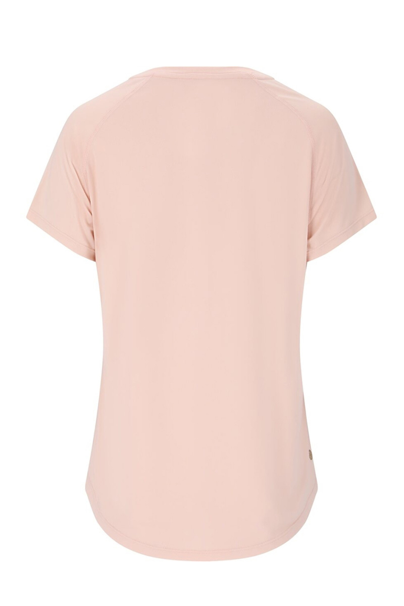 Fitness dames t-shirt km rose