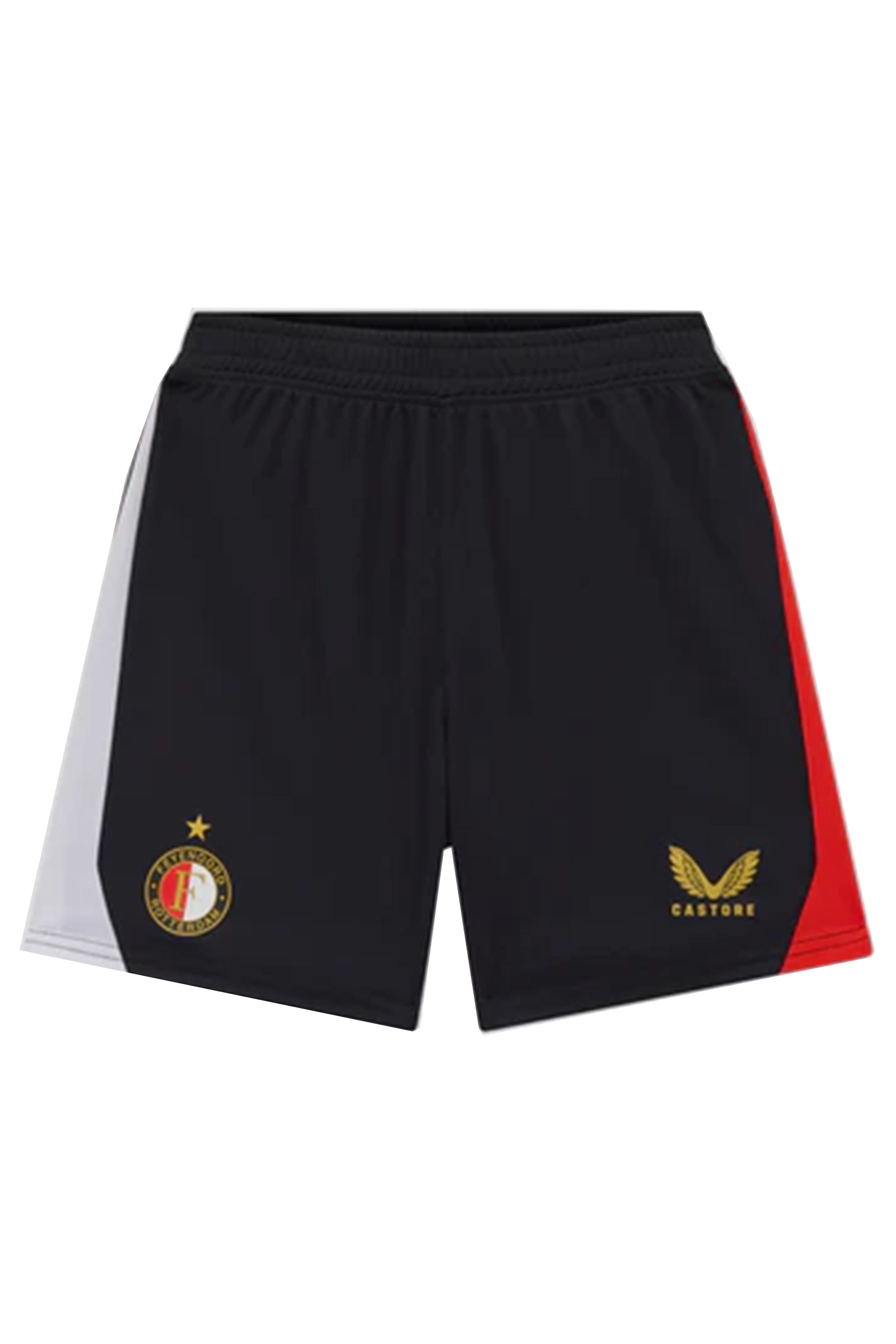Voetbal jongens short replica zwart