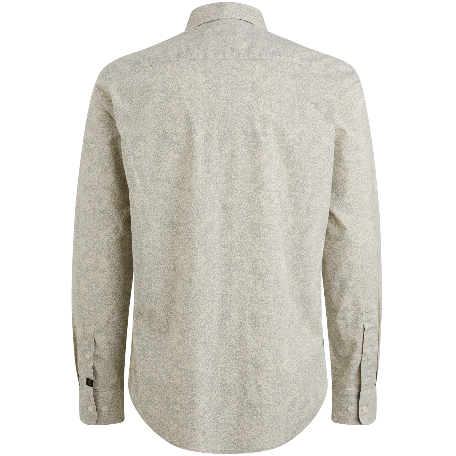 Heren overhemd lm casual bruin