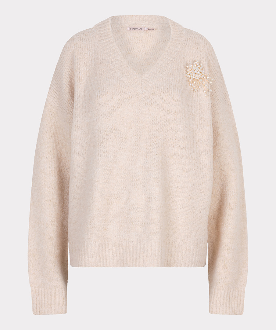 Dames sweater bruin