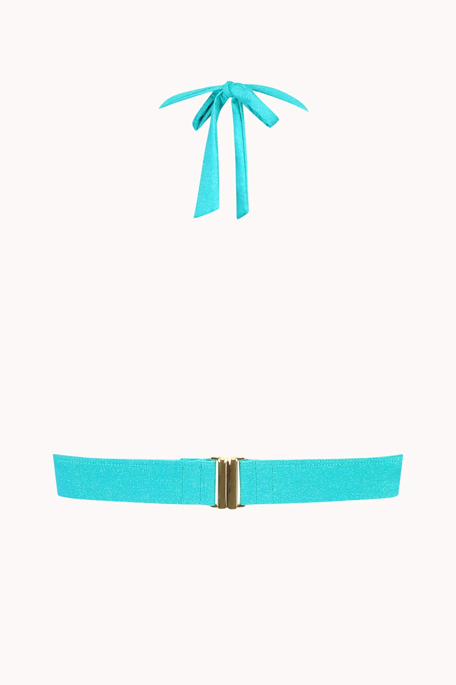 Bad/beach dames bikini top blauw