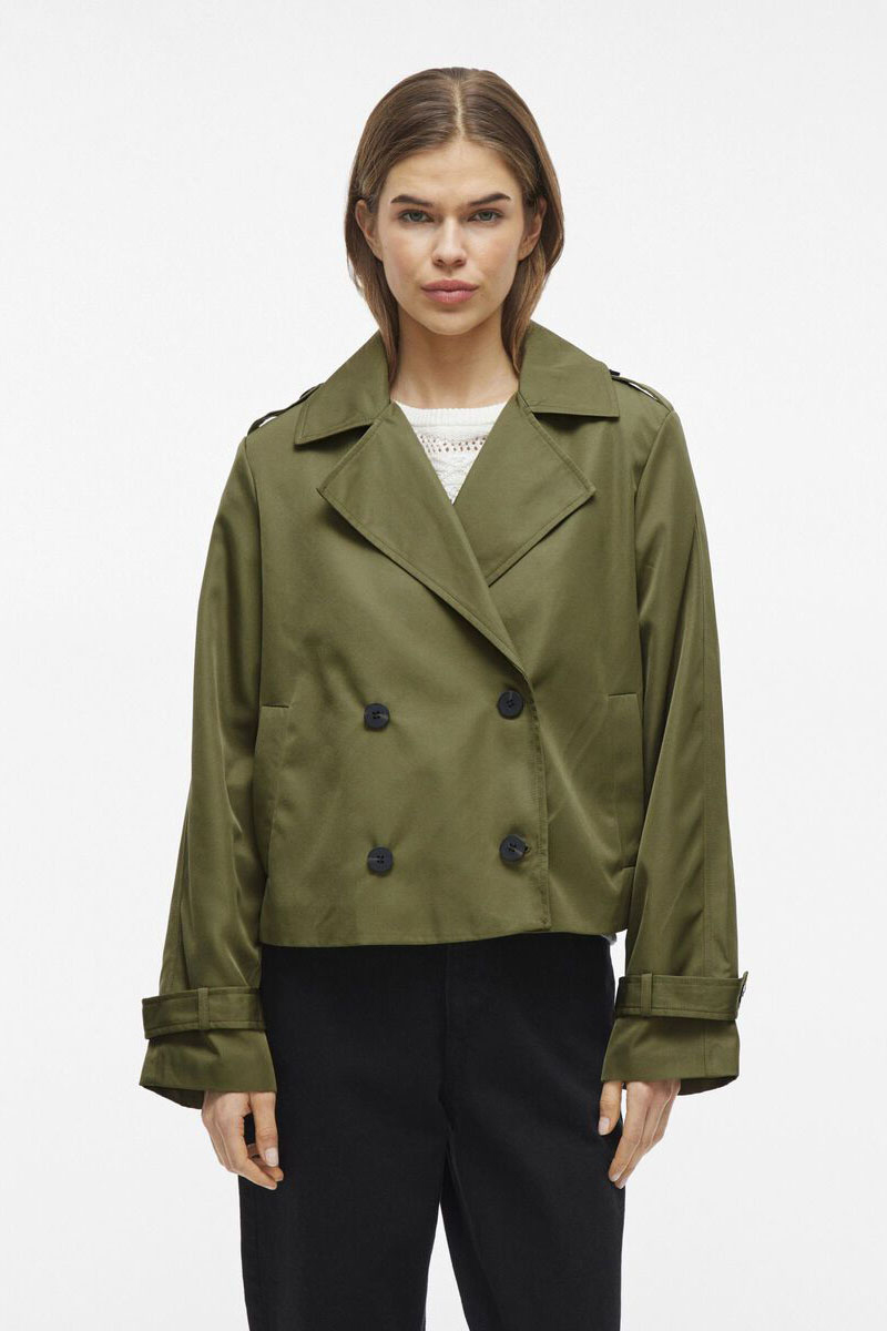 Dames jas groen