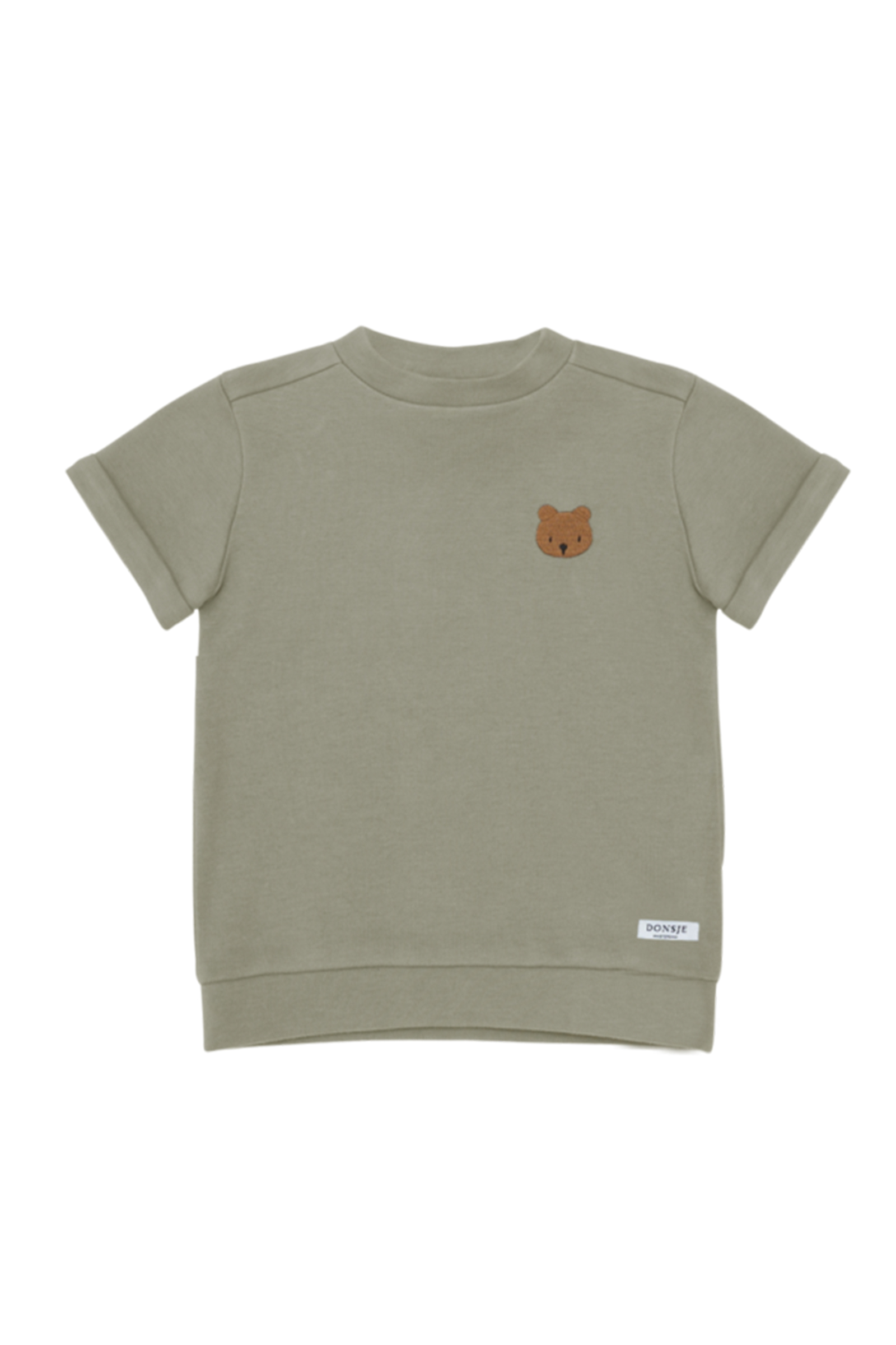 Baby t-shirt korte mouw groen