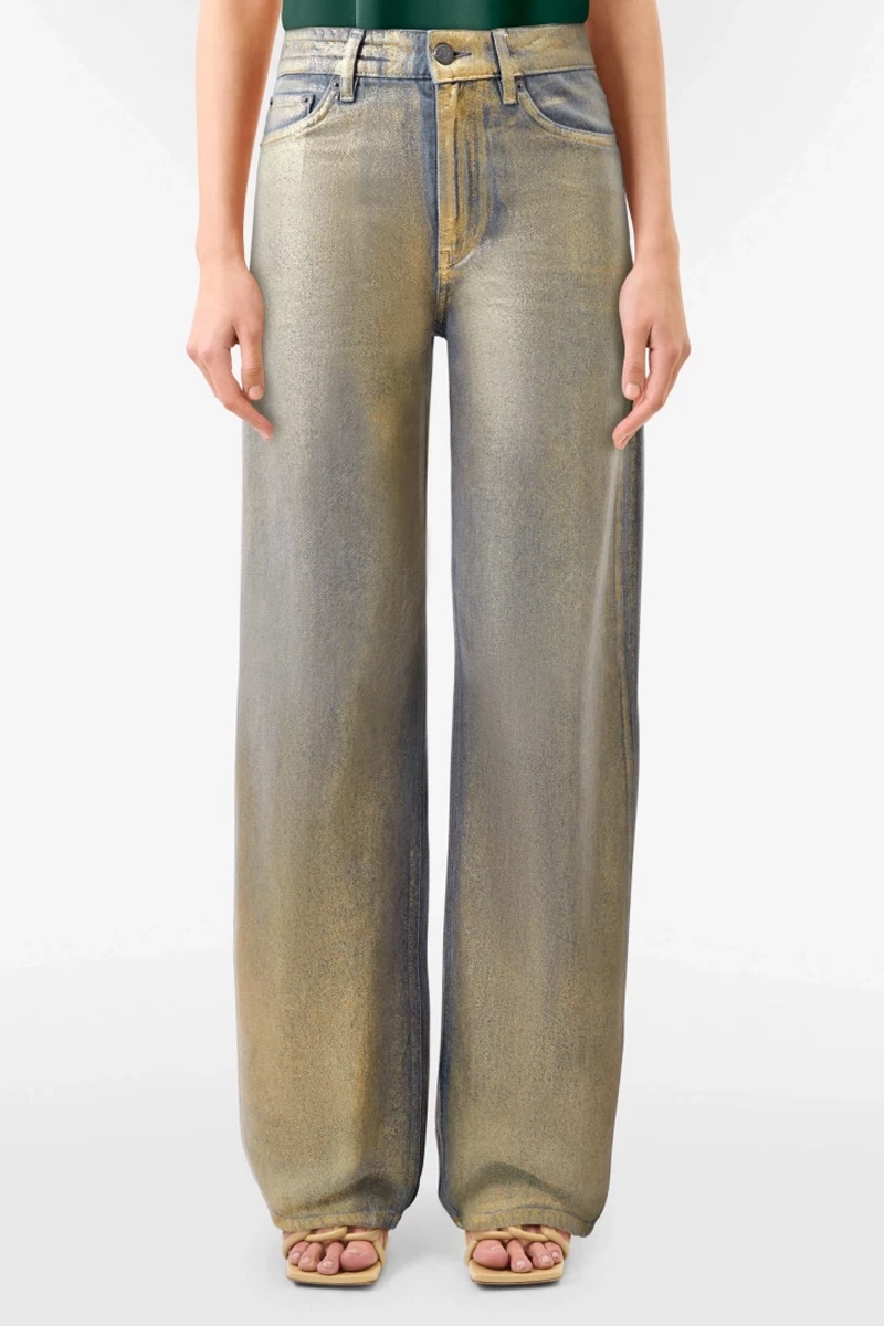 Dames broek geel