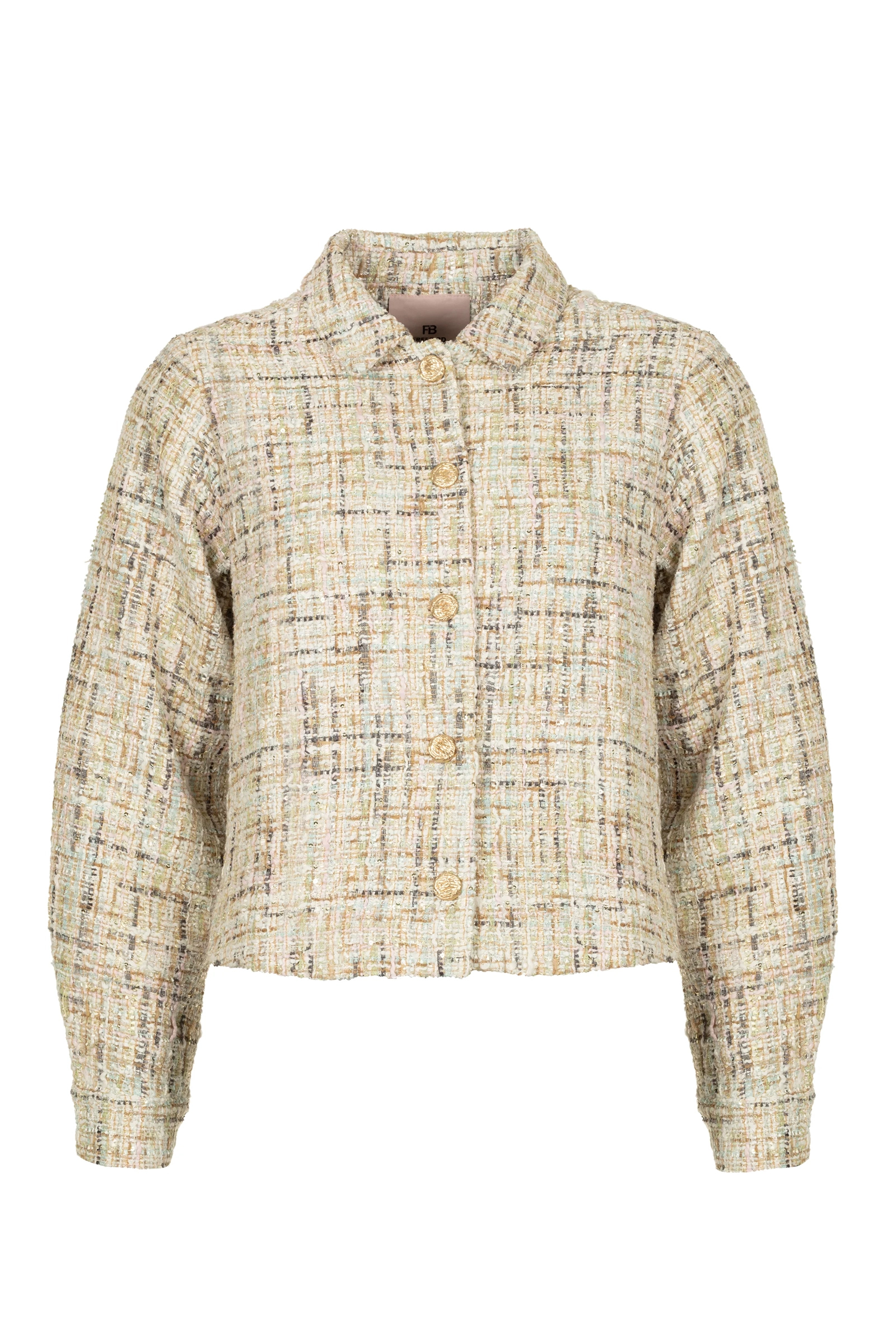 Dames blazer bruin