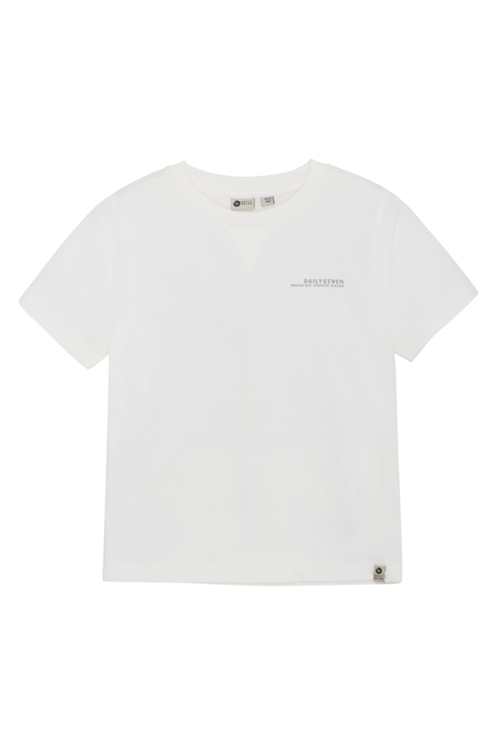 Jongens t-shirt korte mouw ecru