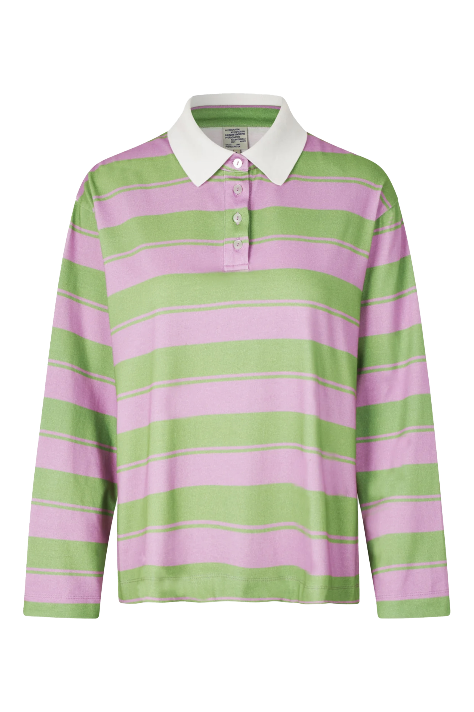 Dames t-shirt lange mouw groen
