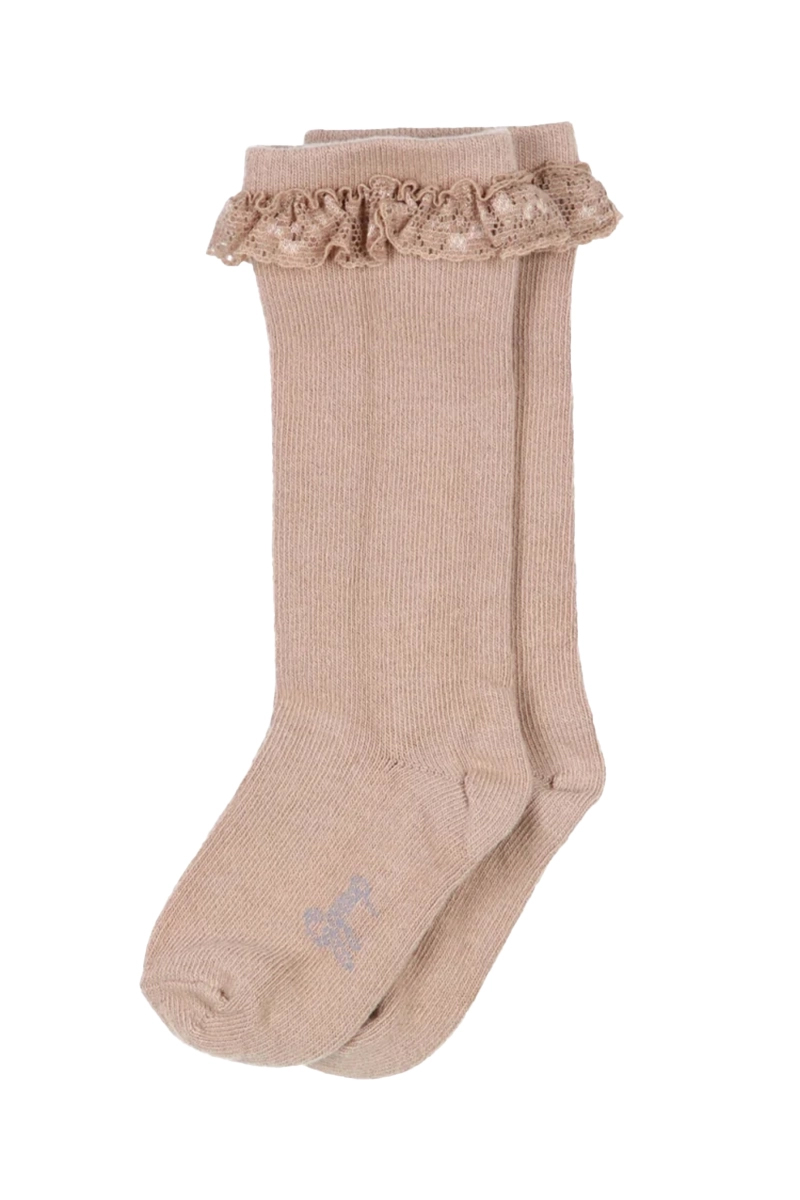 Gymp knee socks keit bruin/beige-1 1