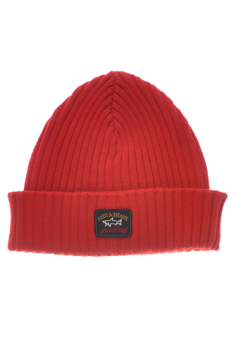 Paul & Shark MEN'S KNITTED HAT 79 Rood-1 1
