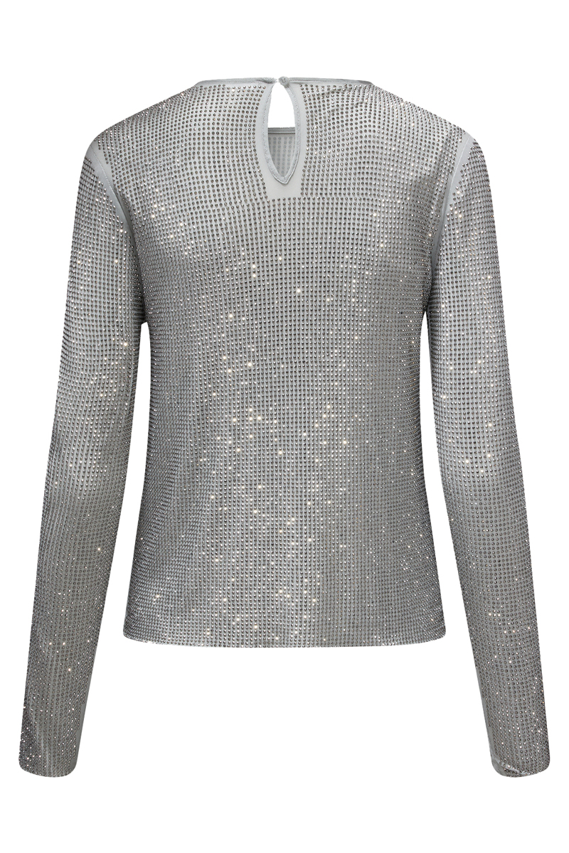 Dames top grijs