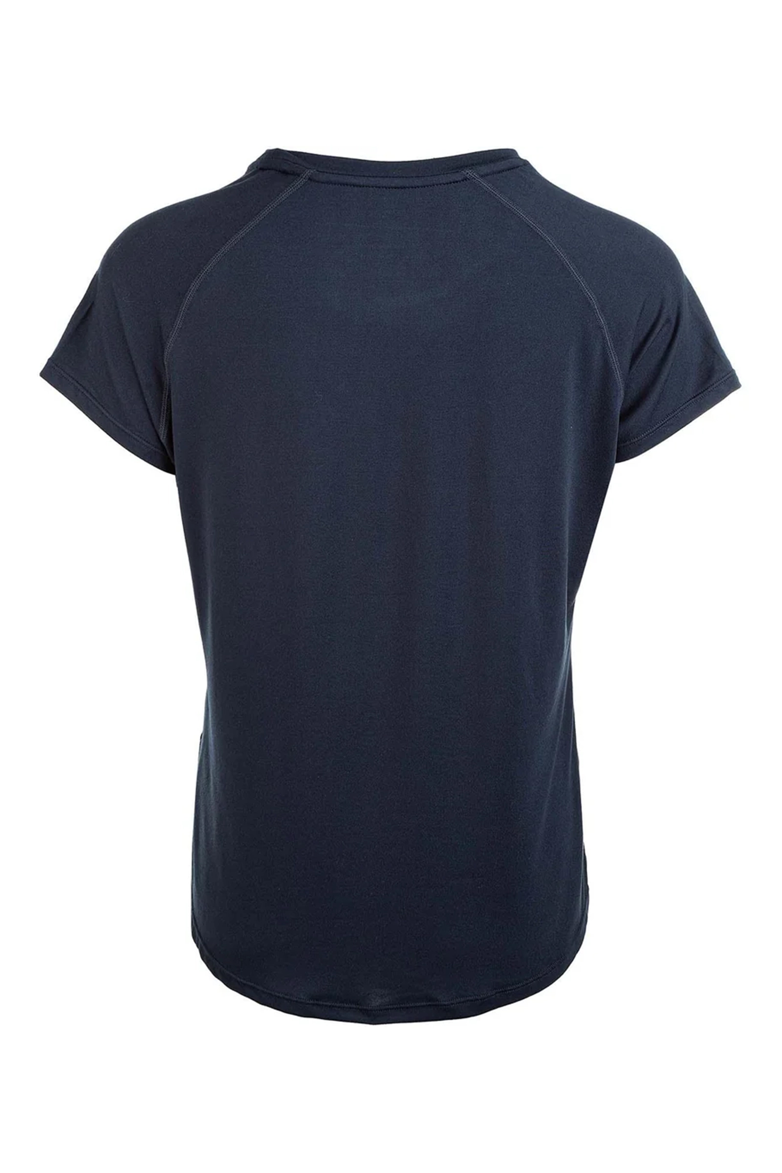 Fitness dames t-shirt km blauw