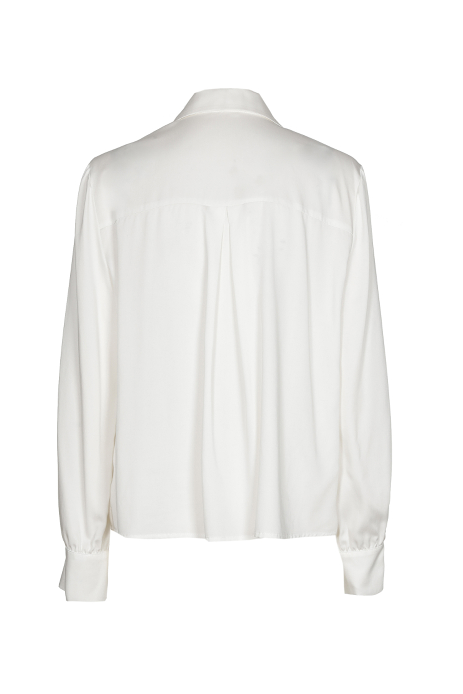 Dames blouse lange mouw ecru