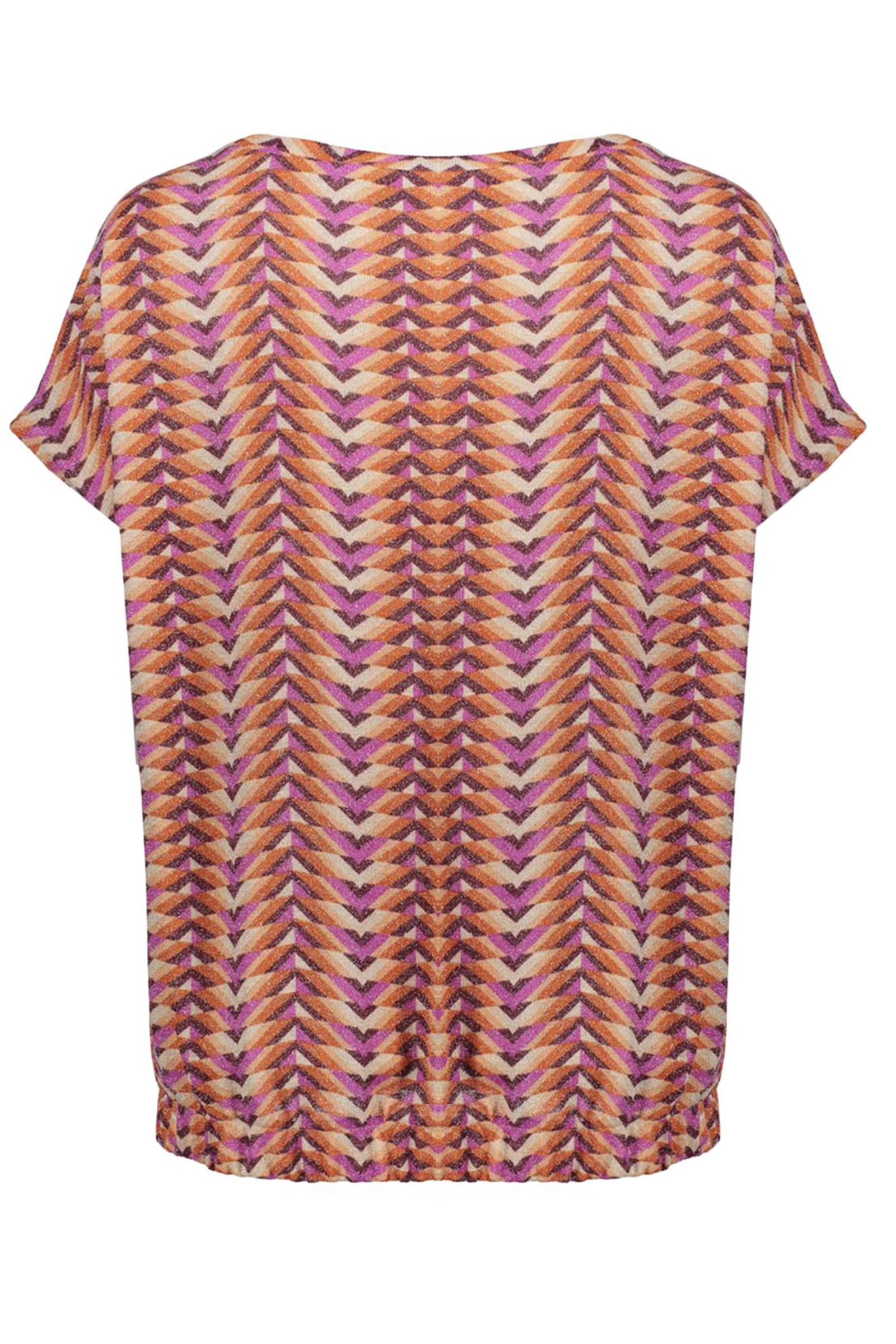 Dames t-shirt korte mouw oranje