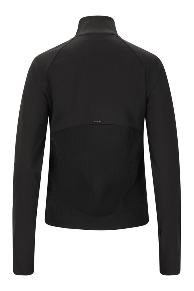 Athlecia ALIYA W FULL ZIP Zwart-1 2