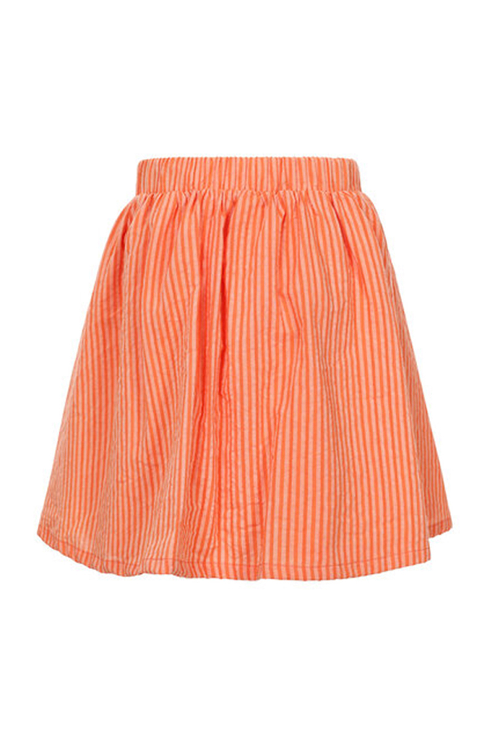 LOOXS LITTLE Little striped woven skirt Oranje-1 2