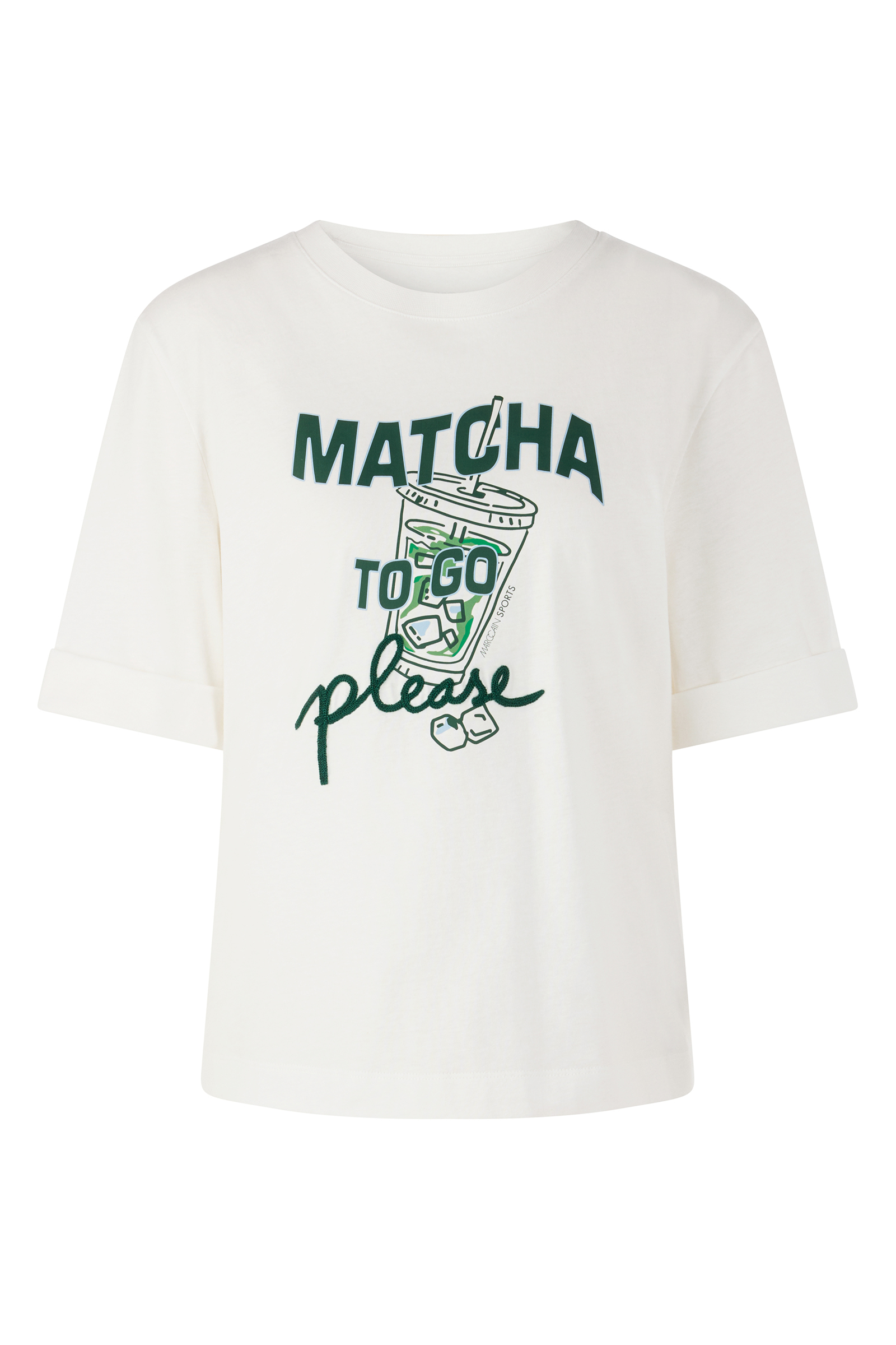 Dames t-shirt korte mouw ecru