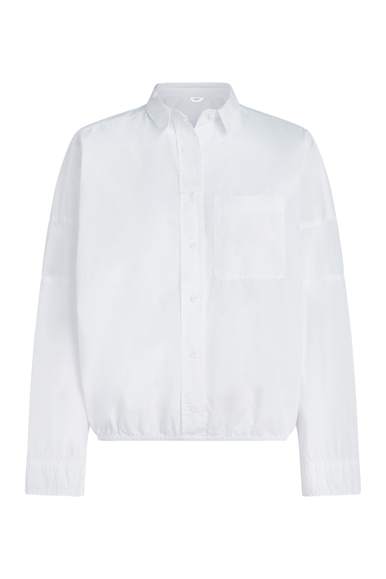 Dames blouse lange mouw wit