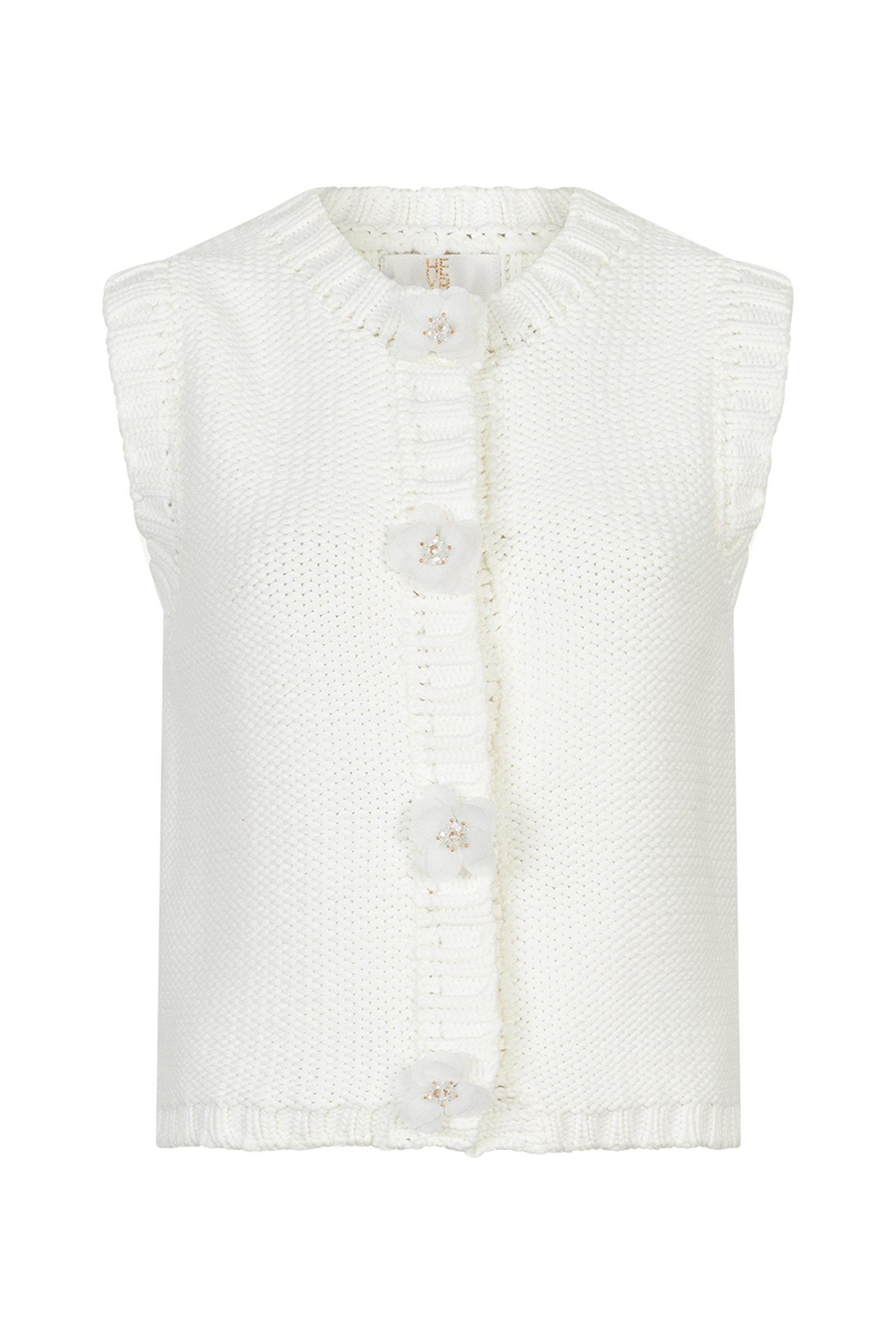 Dames gilet wit