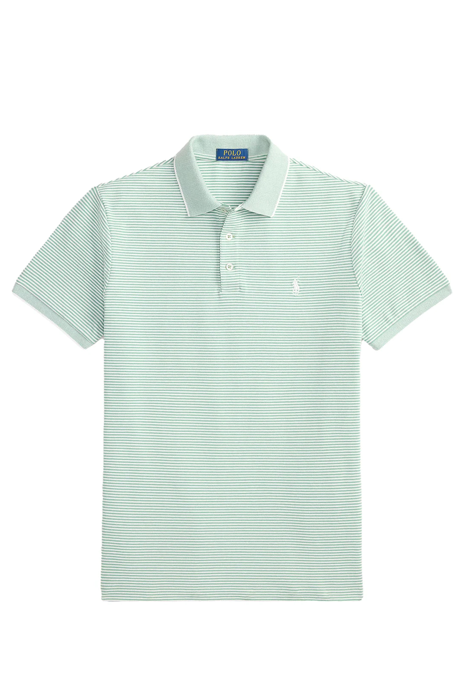 Heren polo korte mouw groen