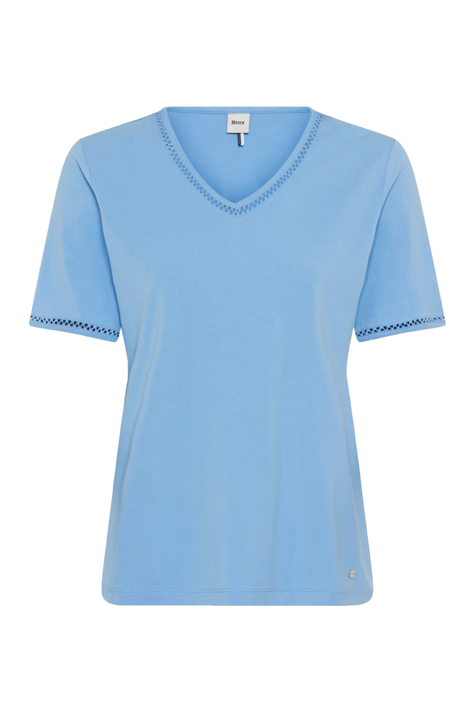 Dames t-shirt korte mouw geel