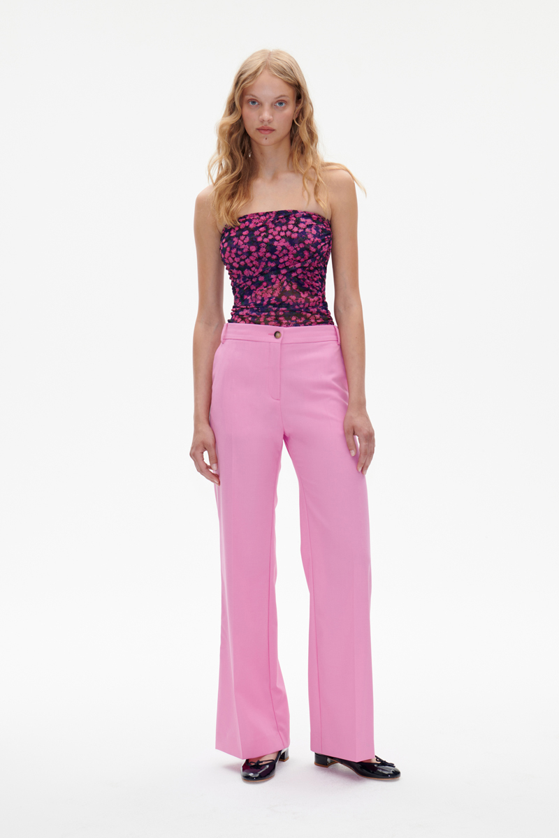 Dames top rose