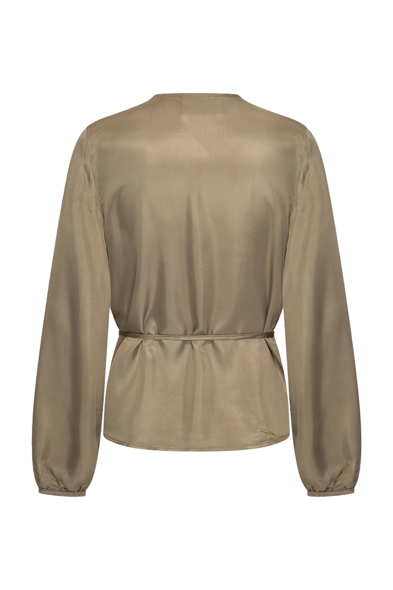 Dames top ecru