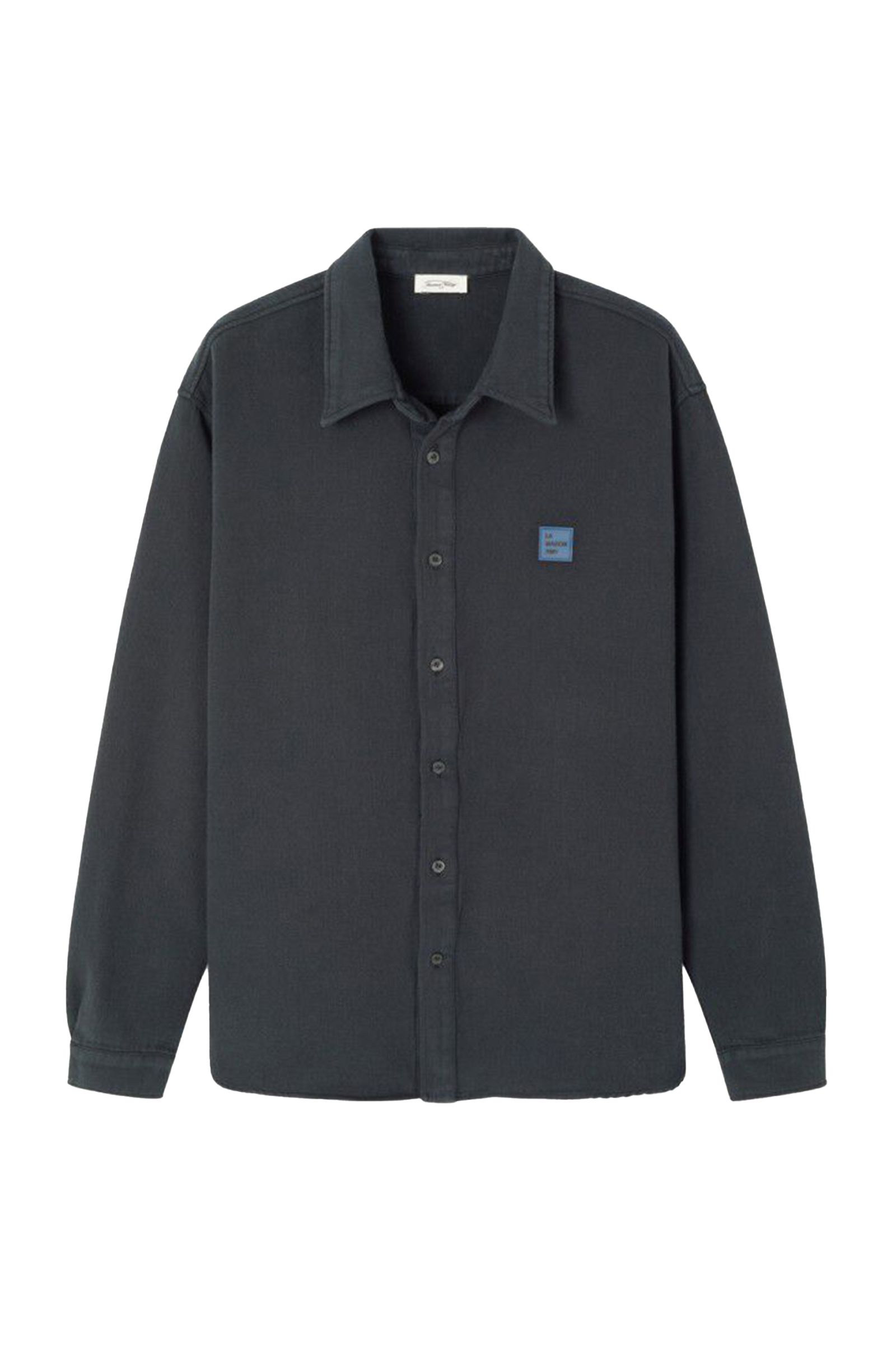 Heren overshirt grijs