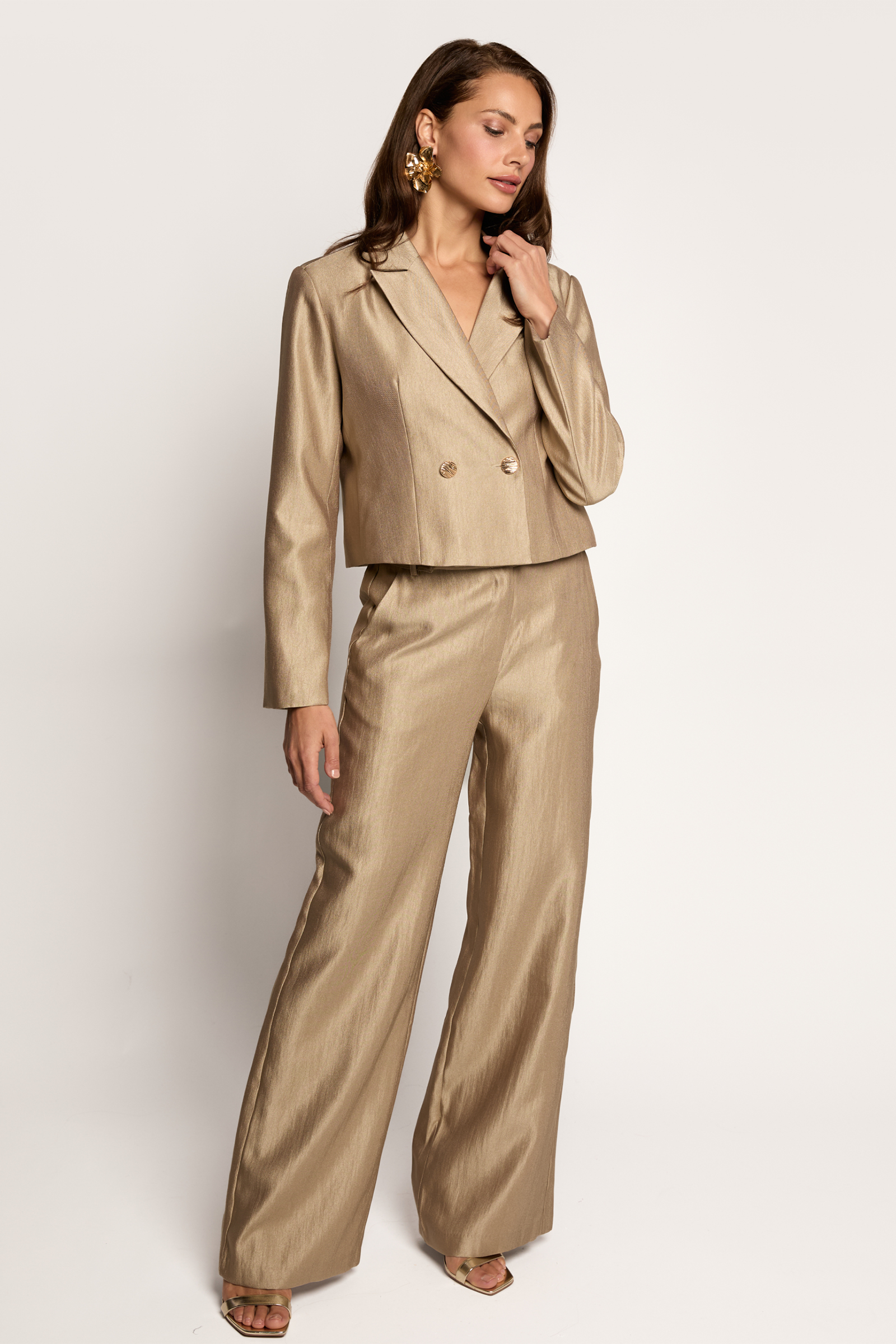 Dames broek goud
