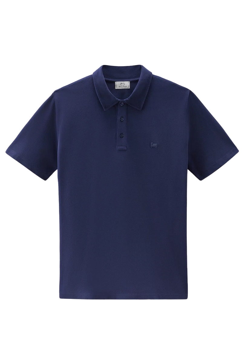 Woolrich ICE COTTON POLO Blauw-1 1