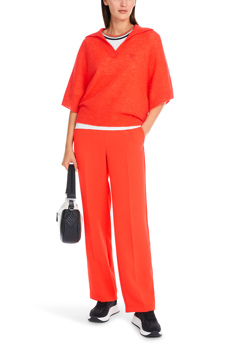 Dames polo rood
