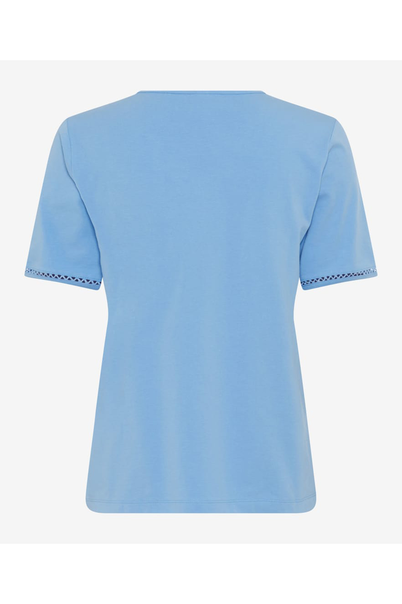 Dames t-shirt korte mouw geel