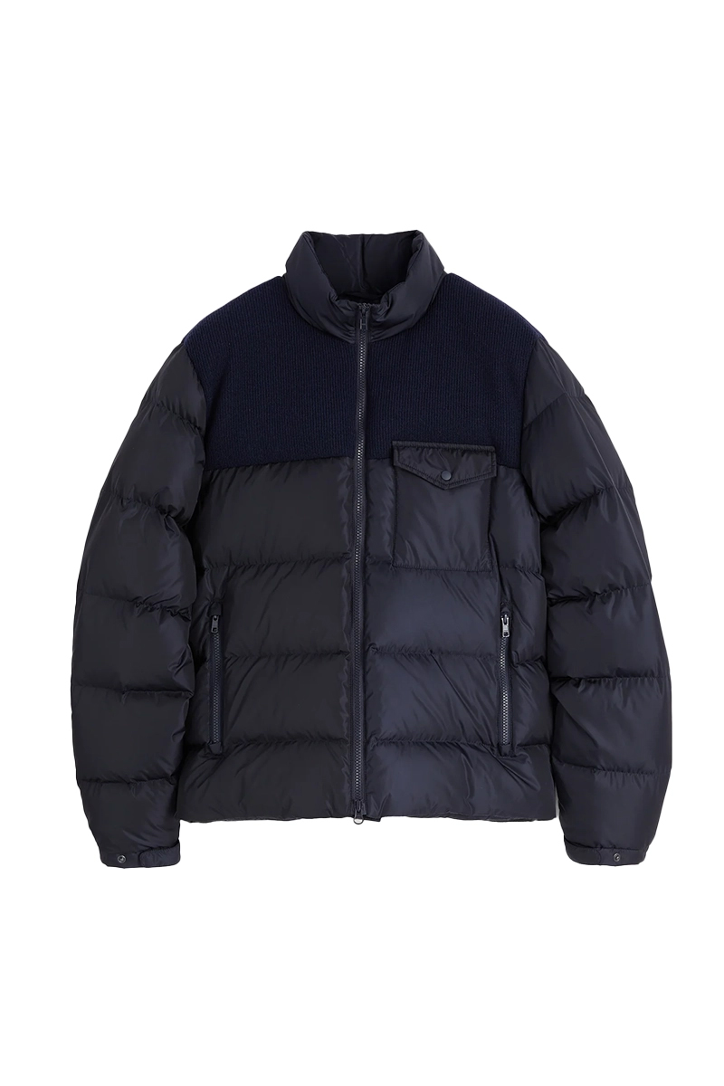 Heren jas blauw
