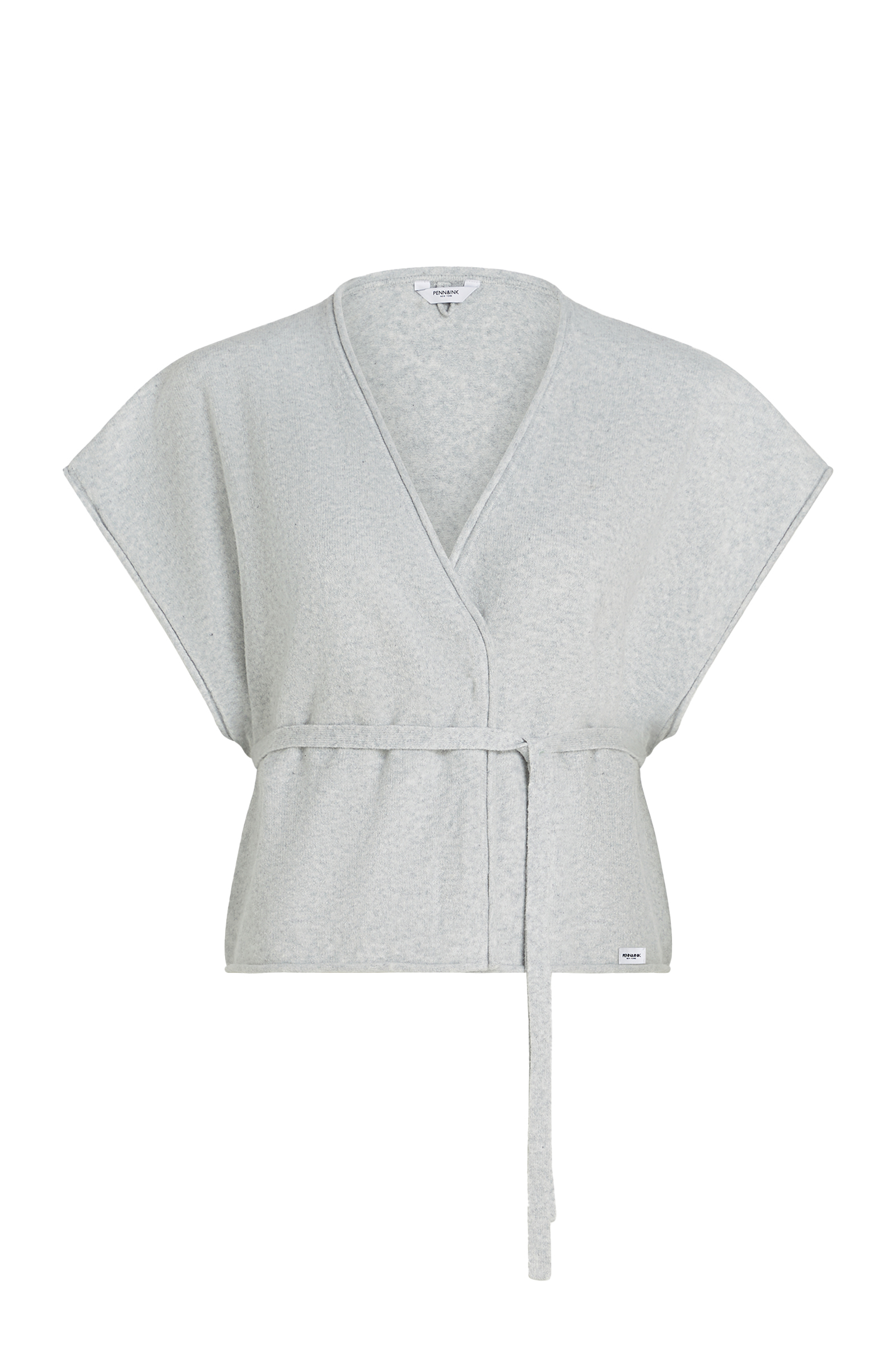 Dames vest grijs